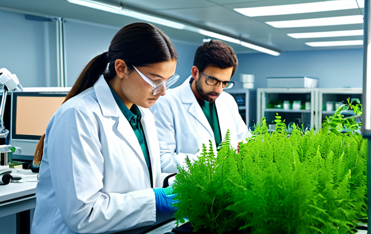 환경학 연구의 최신 동향 - **Prompt:** Drone flying over a lush green forest, capturing aerial footage of healthy trees and veg...